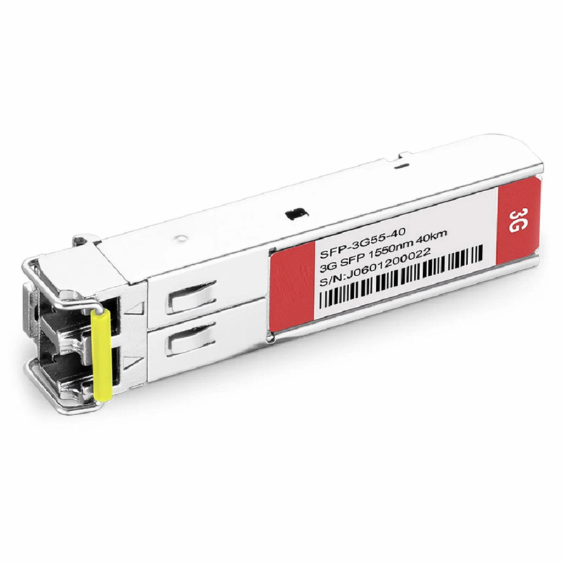 FyberOptix 3Gb/s MSA 1550nm 40km DOM Duplex LC SMF Single Transmitter Video Pathological Patterns Optical Transceiver Module for SD/HD/3G-SDI