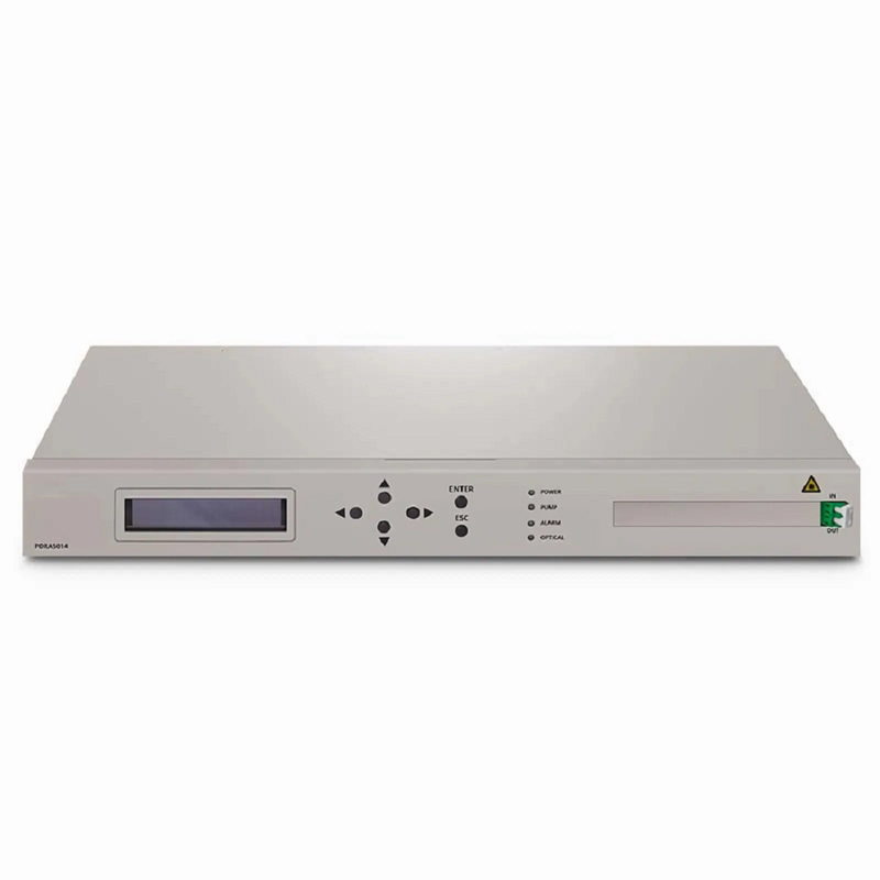 FyberOptix D7000 PDRA5014 Counter-propagating Distributed Raman Amplifier with 14dB Gain, 80 Wavelengths, Dual AC PSUs, 1U Rack Mount