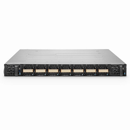 FyberOptix MQM9790-NS2F, NVIDIAA® 64-Port NDR 400G InfiniBand Data Center Switch, 32 OSFP Ports, Unmanaged, x86 Dual Core, NVIDIA Quantum-2 Chip, P2C Airflow