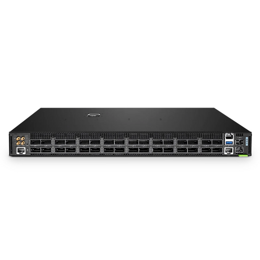 FyberOptix N9550-32D, 32-Port Ethernet HPC/AI Data Center Switch, 32 x 400Gb QSFP-DD, PicOSÃ‚Â®, Broadcom Tomahawk 3 Chip, Front-to-Back Airflow