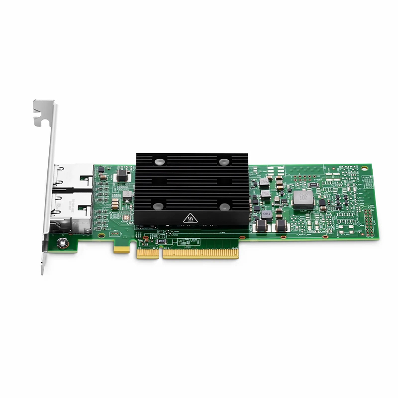 FyberOptix BroadcomÃ‚Â® BCM957416A4160C Ethernet Network Interface Card, P210TP 10GbE Dual-port RJ45, PCIe 3.0 x8, Standard & Low Profile