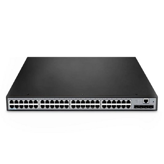 FyberOptix S2805S-48T4S, 48-Port Gigabit Ethernet L3 Smart Managed Switch, 48 x Gigabit RJ45, with 4 x 10Gb SFP+ Uplinks, Realtek Chip