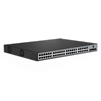 FyberOptix S2805S-48T4S, 48-Port Gigabit Ethernet L3 Smart Managed Switch, 48 x Gigabit RJ45, with 4 x 10Gb SFP+ Uplinks, Realtek Chip