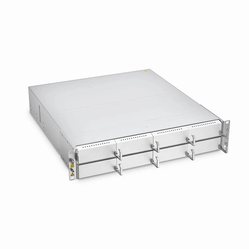 FyberOptix D7000-CH2U, 8 Slots 2U Unloaded Chassis, Support Single-wavelength 200G/400G, Up to 3.2Tbps Capacity, Redundant AC PSUs, Support AmpCon-T/WebGUI Network Management