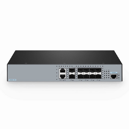 FyberOptix S3260-10S, 10-Port Ethernet L3 Managed Switch, 10 x 10Gb SFP+, with 2 x Gigabit RJ45, Support Stacking