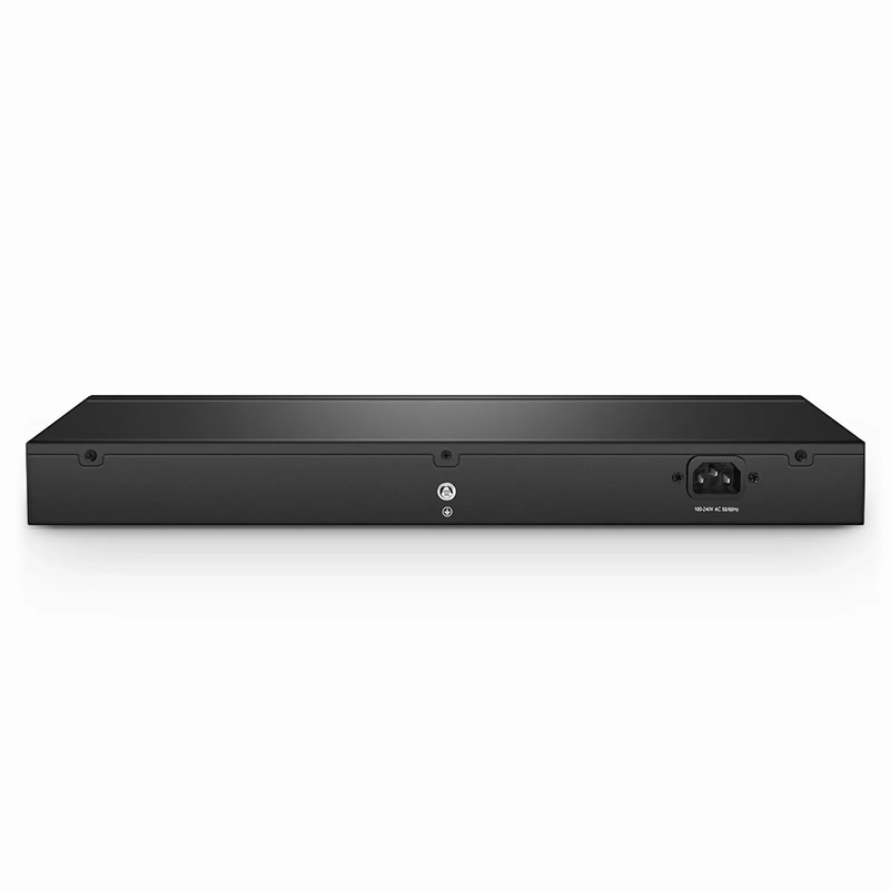 FyberOptix S3400-24T4SP, 24-Port Gigabit Ethernet L2+ PoE+ Switch, 24 x PoE+ Ports @370W, with 4 x 10Gb SFP+ Uplinks, Support Stacking