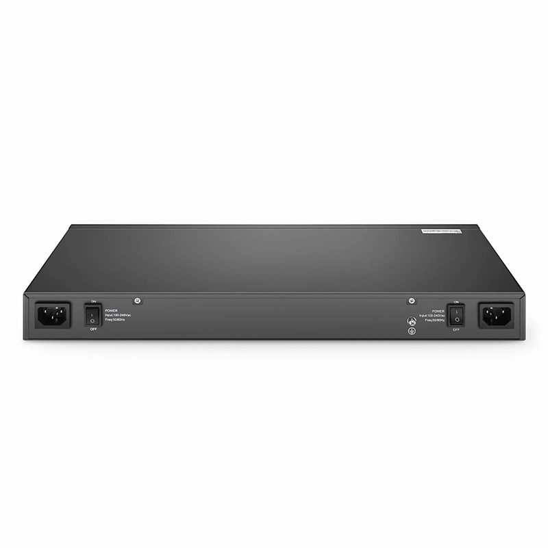 FyberOptix S3900-24T4S-R, 24-Port Gigabit Ethernet L2+ Switch, 24 x Gigabit RJ45, with 4 x 10Gb SFP+ Uplinks, Stackable Switch, Fanless, Support ETL Certification