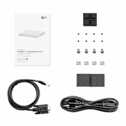 FyberOptix S2805S-48T4S, 48-Port Gigabit Ethernet L3 Smart Managed Switch, 48 x Gigabit RJ45, with 4 x 10Gb SFP+ Uplinks, Realtek Chip