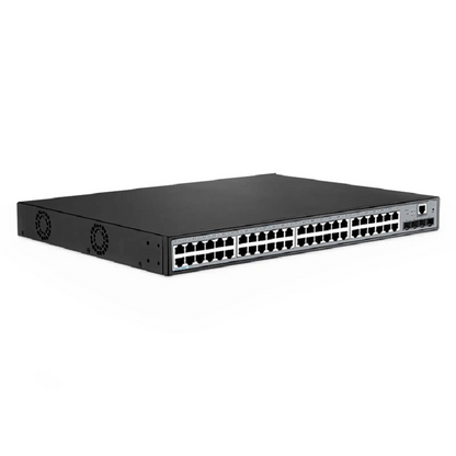 FyberOptix S2805S-48T4S, 48-Port Gigabit Ethernet L3 Smart Managed Switch, 48 x Gigabit RJ45, with 4 x 10Gb SFP+ Uplinks, Realtek Chip