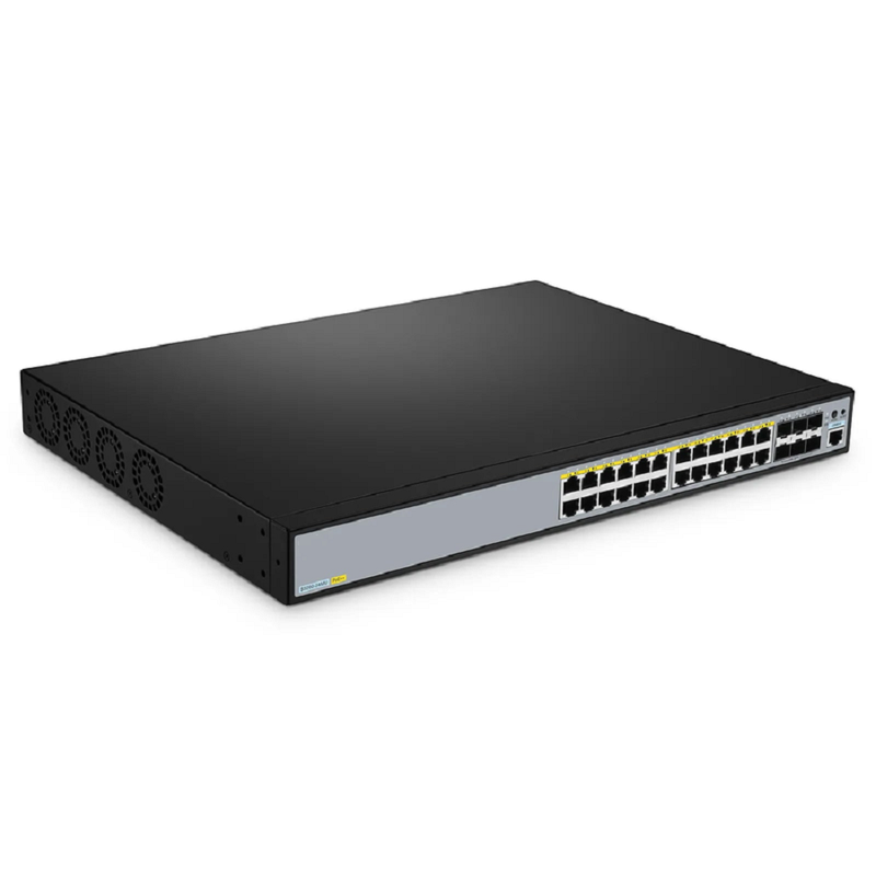 FyberOptix S3260-24MU, 24-Port Ethernet L2+ PoE++ Switch, 24 x 2.5GBASE-T/Multi-Gigabit, with 6 x 10Gb SFP+ Uplinks
