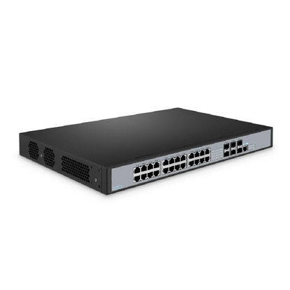 FyberOptix S3260-24M, 24-Port Ethernet L2+ Switch, 24 x 100M/1G/2.5GBase-T/Multi-Gigabit, with 6 x 10Gb SFP+ Uplinks, Stackable Switch