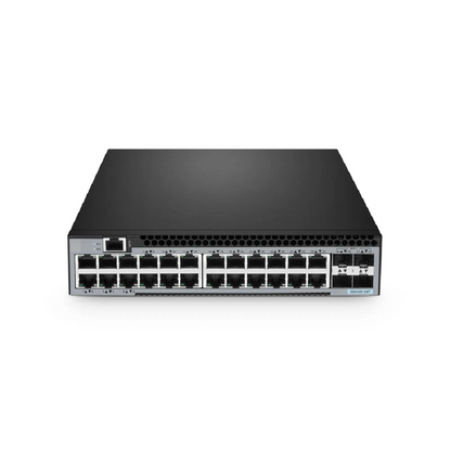 FyberOptix S3240C-24T, 24-Port Ethernet L2+ Compact Half-Width Switch, 24 x Gigabit RJ45, with 4 x 10Gb SFP+ Uplinks