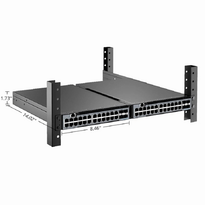 FyberOptix S3240C-24T, 24-Port Ethernet L2+ Compact Half-Width Switch, 24 x Gigabit RJ45, with 4 x 10Gb SFP+ Uplinks
