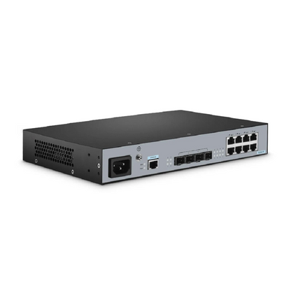 FyberOptix S3240-8T, 8-Port Gigabit Ethernet L2+ Switch, 8 x Gigabit RJ45, with 4 x 10Gb SFP+ Uplinks, Stackable Switch, Fanless