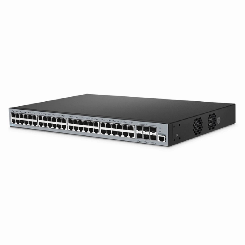 FyberOptix S3900-48T6S-R, 48-Port Gigabit Ethernet L2+ Switch, 48 x Gigabit RJ45, with 6 x 10Gb SFP+ Uplinks, Stackable Switch
