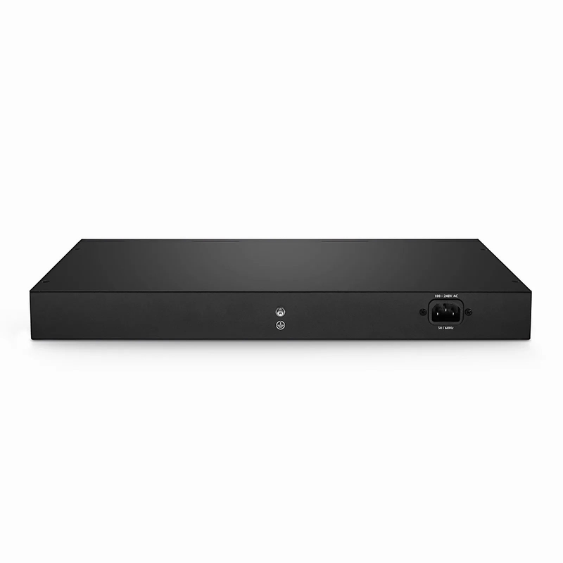 FyberOptix S3400-24T4FP, 24-Port Gigabit Ethernet L2+ PoE+ Switch, 24 x PoE+ Ports @370W, with 4 x 1Gb Combo Uplinks, Support ERPS