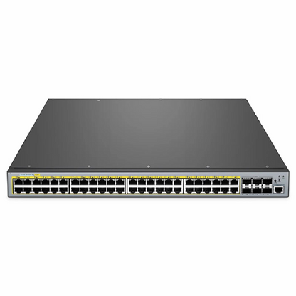 FyberOptix S5500-48T6SP-R, 48-Port Gigabit Ethernet L3 PoE+ Switch, 48 x PoE+ Ports @760W, with 6 x 10Gb SFP+, Support Stacking