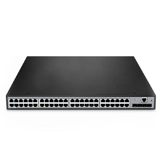 FyberOptix S5500-48T6S, 48-Port Gigabit Ethernet L3 Switch, 48 x Gigabit RJ45, with 6 x 10Gb SFP+ Uplinks, Support Stacking