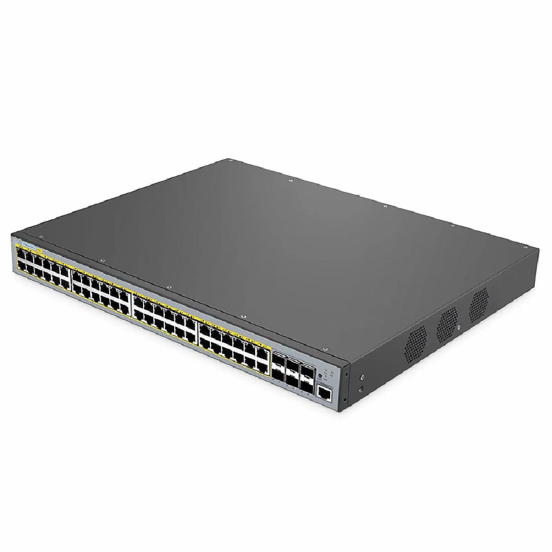 FyberOptix S5500-24TF6S, 48-Port Gigabit Ethernet L3 Switch, 24 x Gigabit RJ45, 24 x 1Gb SFP, with 6 x 10Gb SFP+ Uplinks, Support Stacking