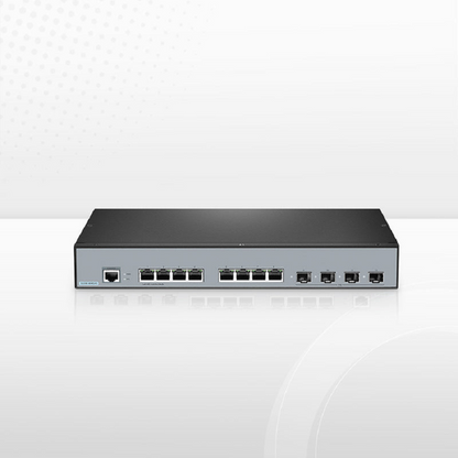 FyberOptix S3200-8MG4S, 8-Port Ethernet L2+ Switch, 8 x 100M/1000M/2.5G Multi-Gigabit RJ45, with 4 x 10Gb SFP+ Uplinks