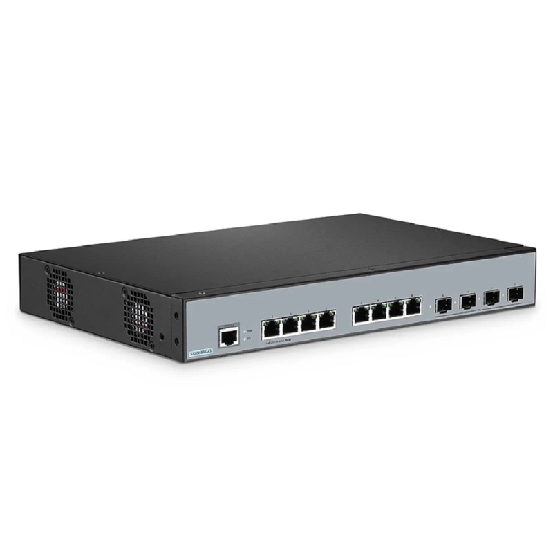 FyberOptix S3200-8MG4S, 8-Port Ethernet L2+ Switch, 8 x 100M/1000M/2.5G Multi-Gigabit RJ45, with 4 x 10Gb SFP+ Uplinks