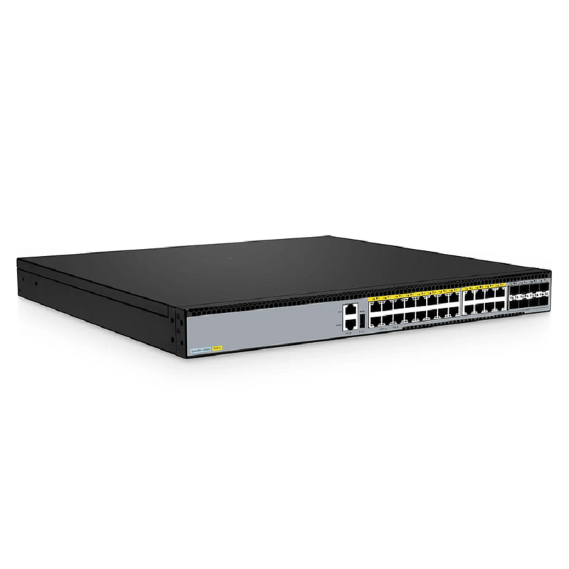 FyberOptix S5440H-24MU, 24-Port Gigabit Ethernet L3 PoE++ Switch, 16 x 2.5Gb PoE++, 8 x 10Gb PoE++ Ports @1000W, with 8 x 25Gb SFP28 Uplinks, Support EVPN-VXLAN & MLAG