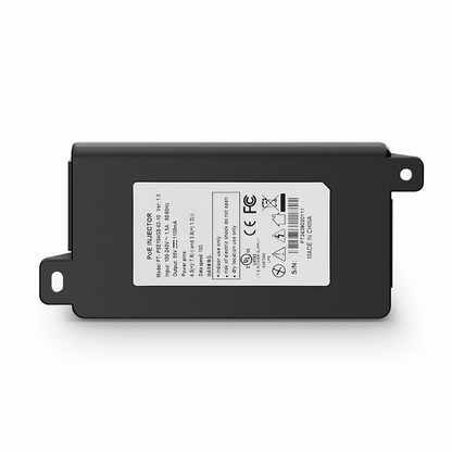 FyberOptix Single Port 1/2.5/5/10G Multi-Gigabit PoE++ Injector, PoE Port @ 60W