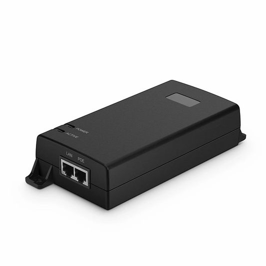 FyberOptix Single Port 10/100/1000M Gigabit PoE++ Injector, PoE Port @ 60W