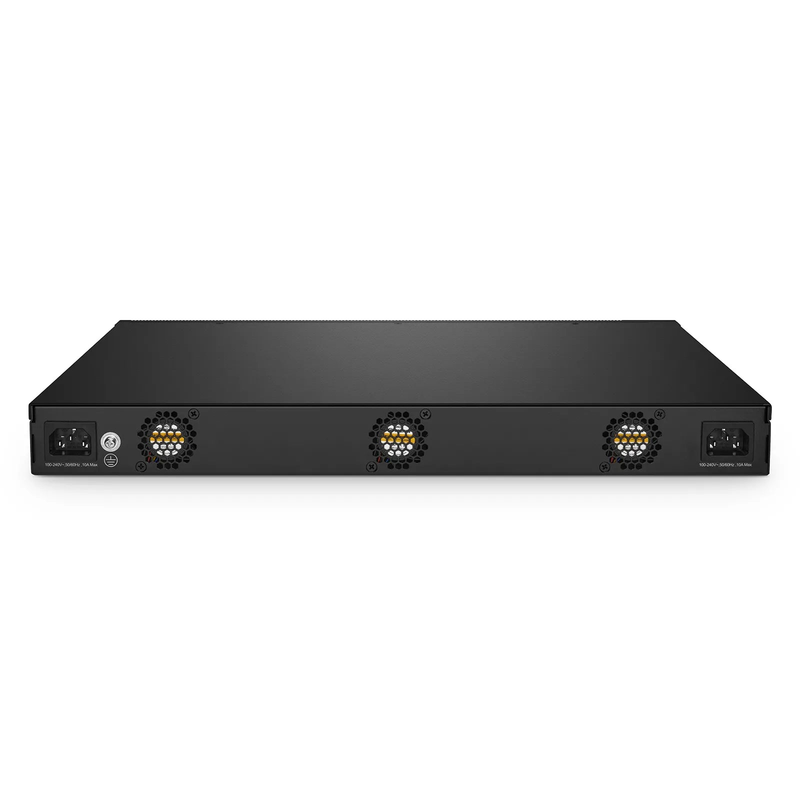 FyberOptix S5440L-48P, 48-Port Gigabit Ethernet L3 PoE+ Switch, 48 x PoE+ Ports @740W, with 6 x 25Gb SFP28 Uplinks, Support VXLAN & MLAG