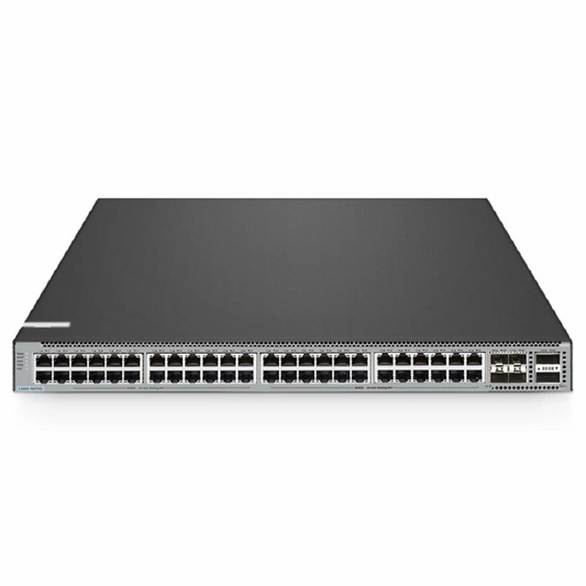FyberOptix S5860-48XMG, 48-Port Ethernet L3 Switch, 48 x 10GBASE-T/Multi-Gigabit Ports, 4 x 25Gb SFP28, with 2 x 40Gb QSFP+ Uplinks, Support Stacking, Broadcom Chip