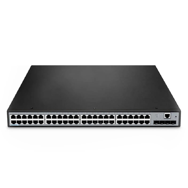 FyberOptix S5500-48T6S, 48-Port Gigabit Ethernet L3 Switch, 48 x Gigabit RJ45, with 6 x 10Gb SFP+ Uplinks, Support Stacking
