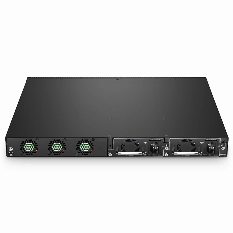 FyberOptix S5860-24MG-U, 24-Port Ethernet L3 PoE++ Switch, 24 x 5GBASE-T/Multi-Gigabit Ports, with 4 x 25Gb SFP28 Uplinks, Support Stacking, Broadcom Chip