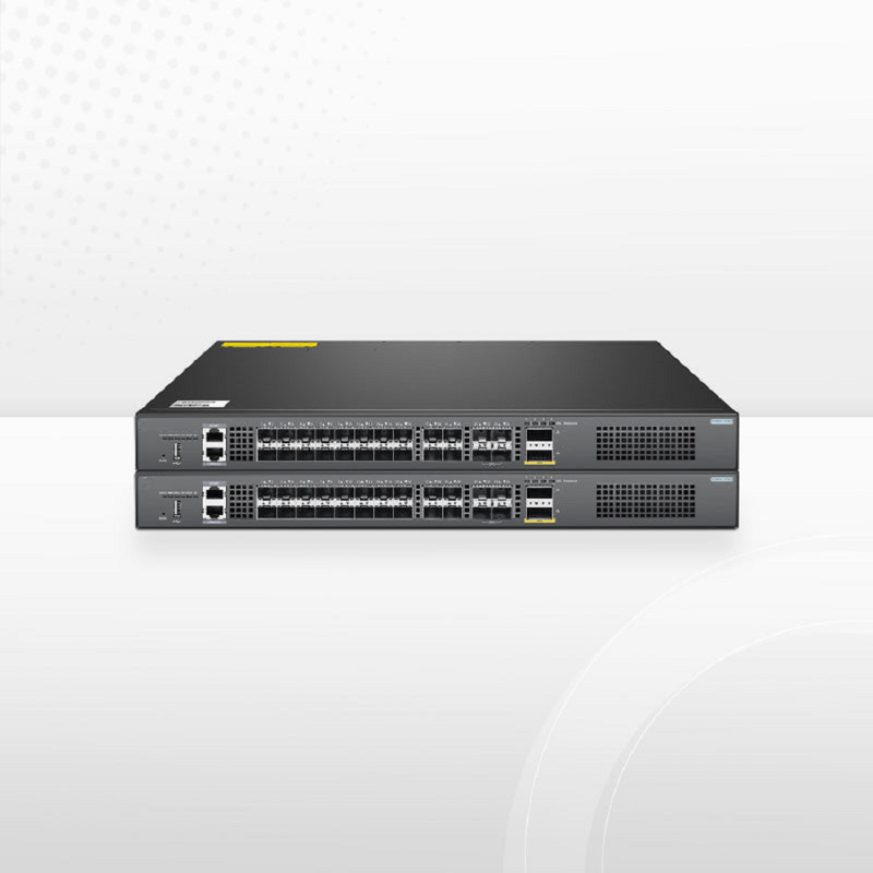 FyberOptix S5860-20SQ, 24-Port Ethernet L3 Switch, 20 x 10Gb SFP+, with 4 x 25Gb SFP28 and 2 x 40Gb QSFP+, Support Stacking, Broadcom Chip