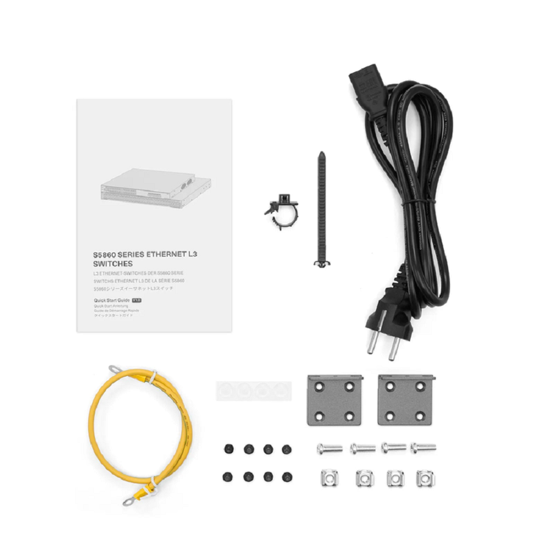 FyberOptix S5860-24MG-U, 24-Port Ethernet L3 PoE++ Switch, 24 x 5GBASE-T/Multi-Gigabit Ports, with 4 x 25Gb SFP28 Uplinks, PicOSÃ‚Â®, Support MLAG & Perpetual PoE, Broadcom Chip