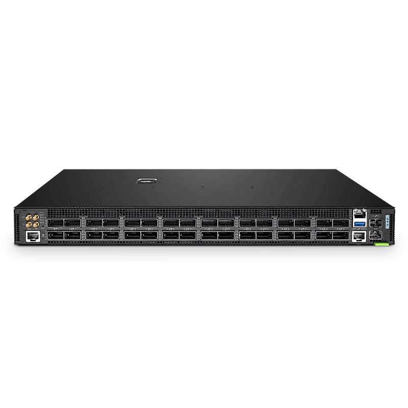 FyberOptix N9550-32D, 32-Port Ethernet HPC/AI Data Center Switch, 32 x 400Gb QSFP-DD, PicOSÃ‚Â®, Broadcom Tomahawk 3 Chip, Front-to-Back Airflow