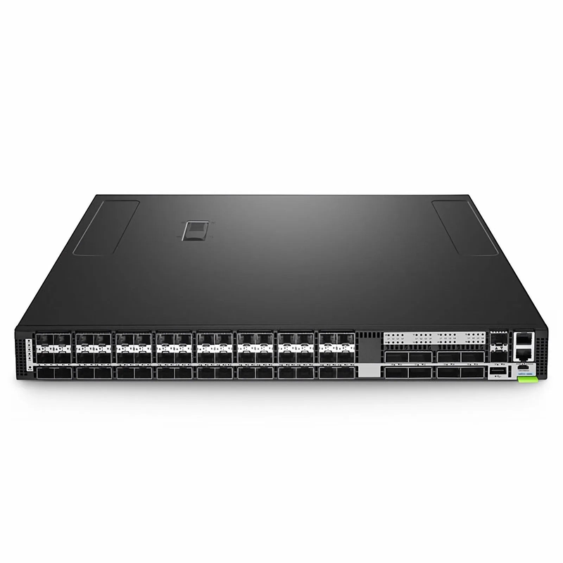 FyberOptix N8550-48B8C, 48-Port Ethernet Data Center Switch, 48 x 25Gb SFP28, 8 x 100Gb QSFP28 Uplinks, with 2 x 10Gb SFP+ Management Port, PicOSÃ‚Â®, Broadcom Trident 3 Chip, Back-to-Front Airflow