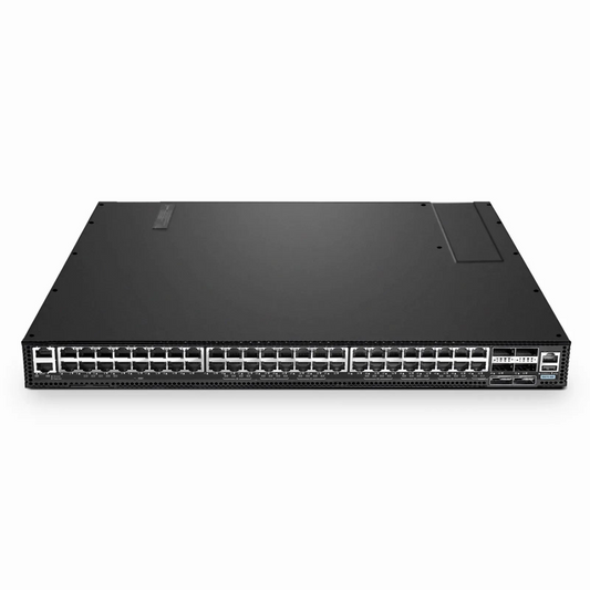 FyberOptix S5570-48X, 48-Port Ethernet L3 Switch, 48 x 10G RJ45, with 6 x 100G QSFP28 Uplinks, PicOSA®, Broadcom Trident 3 Chip