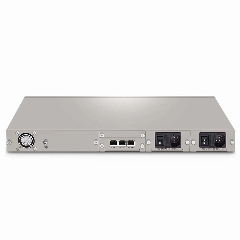 FyberOptix D7000 BDRA5008 Co-propagating Distributed Raman Amplifier with 8dB Gain, 80 Wavelengths, Dual AC PSUs, 1U Rack Mount