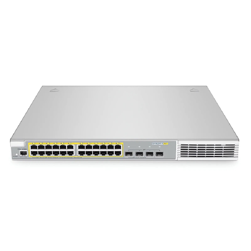 FyberOptix S3410L-24TF-P, 24-Port Ethernet L2+ PoE+ Switch, 24 x PoE+ Ports @370W, with 4 x 1Gb SFP Uplinks, PicOSÃ‚Â®, Support MLAG, Broadcom Chip