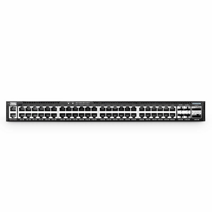 FyberOptix S5870-48T6BC, 48-Port Ethernet L3 Enterprise Switch, 48 x Gigabit RJ45, with 4 x 25Gb SFP28 and 2 x 100Gb QSFP28 Uplinks, PicOSA®, Support EVPN-VXLAN, Broadcom Chip