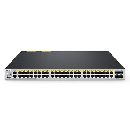 FyberOptix S5810-48TS-P, 48-Port Gigabit Ethernet L3 PoE+ Switch, 48 x PoE+ Ports @740W, with 4 x 10Gb SFP+ Uplinks, PicOSA®, Support MLAG, Broadcom Chip