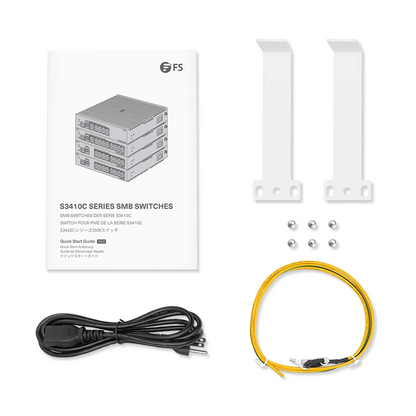 FyberOptix S3410C-16TMS-P, 16-Port Gigabit Ethernet L2+ PoE+ Switch, 6 x PoE+ Ports, 2 x 5Gb PoE+ Ports@125W, 10 x 1Gb RJ45, with 2 x 10Gb SFP+ Uplinks, PicOSA®, Support MLAG, Broadcom Chip, Fanless