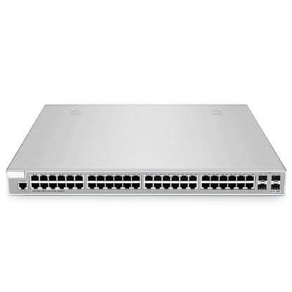 FyberOptix S3410L-48TF, 48-Port Ethernet L2+ Switch, 48 x Gigabit RJ45, with 4 x 1Gb SFP Uplinks, PicOSA®, Support MLAG, Broadcom Chip