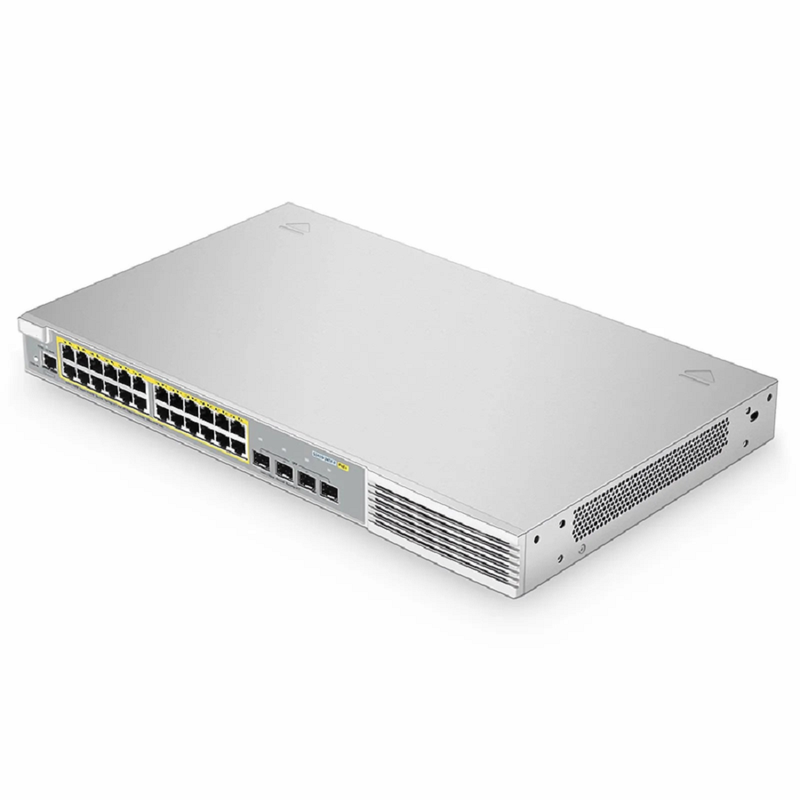 FyberOptix S3410L-48TF, 48-Port Ethernet L2+ Switch, 48 x Gigabit RJ45, with 4 x 1Gb SFP Uplinks, PicOSA®, Support MLAG, Broadcom Chip