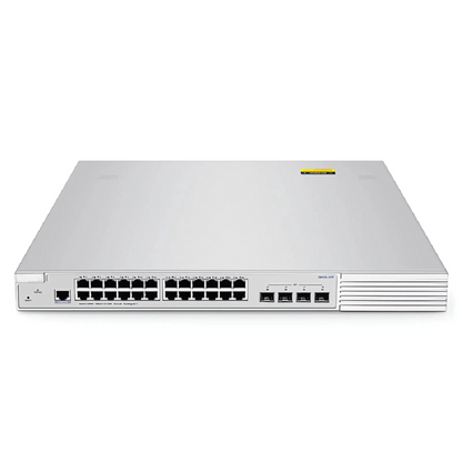 FyberOptix S3410L-24TF, 24-Port Gigabit Ethernet L2+ Switch, 24 x Gigabit RJ45, with 4 x 1Gb SFP Uplinks, PicOSA®, Support MLAG, Broadcom Chip, Fanless