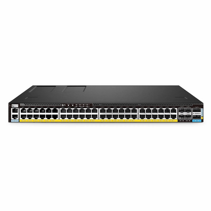 FyberOptix S5870-48MX6BC-U, 48-Port Ethernet L3 PoE++ Switch, 36 x 2.5Gb PoE++ Ports, 12 x 10Gb PoE++ Ports @2100W, with 4 x 25Gb SFP28 and 2 x 100Gb QSFP28 Uplinks, PicOSA®, Support EVPN-VXLAN, MLAG & Perpetual PoE, Broadcom Chip