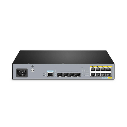 FyberOptix S3240-8P, 8-Port Gigabit Ethernet L2+ PoE+ Switch, 8 x PoE+ Ports@120W, with 4 x 10Gb SFP+ Uplinks, PicOSA®, Fanless
