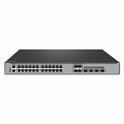 FyberOptix S5860-24XMG, 24-Port Ethernet L3 Switch, 24 x 10GBASE-T/Multi-Gigabit Ports, 4 x 10Gb SFP+, with 4 x 25Gb SFP28 Uplinks, PicOSA®, Support MLAG, Broadcom Chip