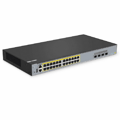FyberOptix S5860-24MG-U, 24-Port Ethernet L3 PoE++ Switch, 24 x 5GBASE-T/Multi-Gigabit Ports, with 4 x 25Gb SFP28 Uplinks, PicOSA®, Support MLAG & Perpetual PoE, Broadcom Chip