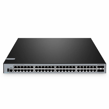 FyberOptix S3270-48TM, 48-Port Gigabit Ethernet L2+ Switch, 48 x Gigabit RJ45, with 4 x 1/2.5Gb SFP Uplinks, PicOSA®, Broadcom Chip